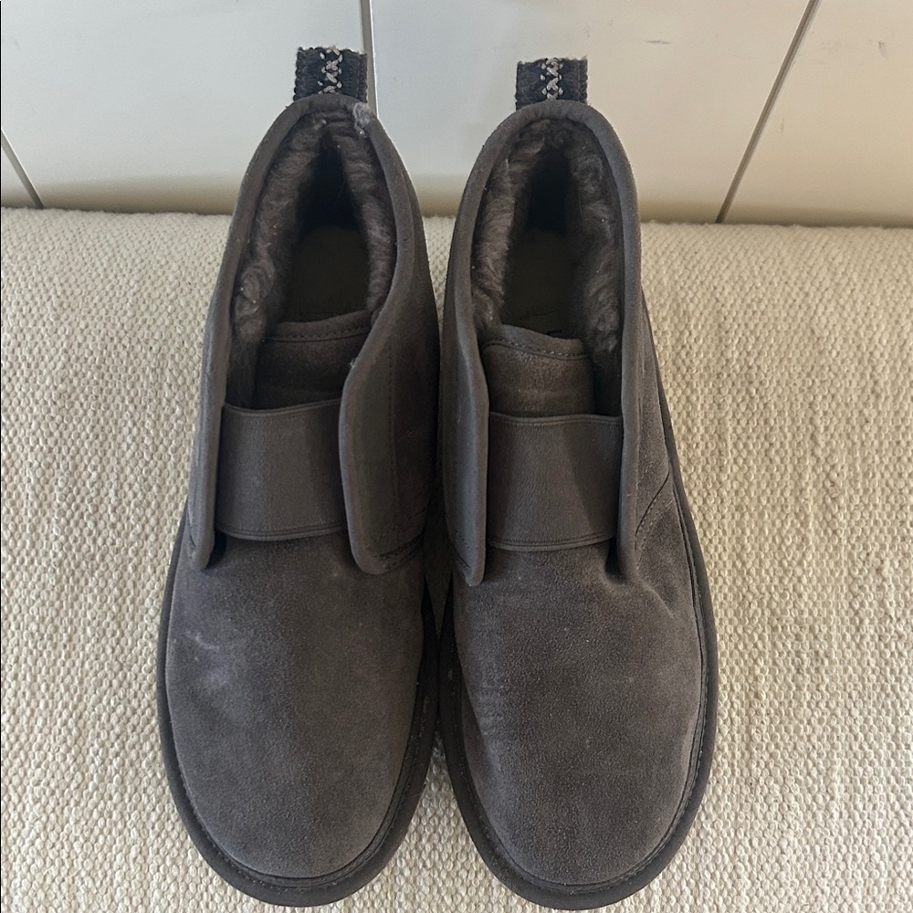 Men's Gray Suede Shoes